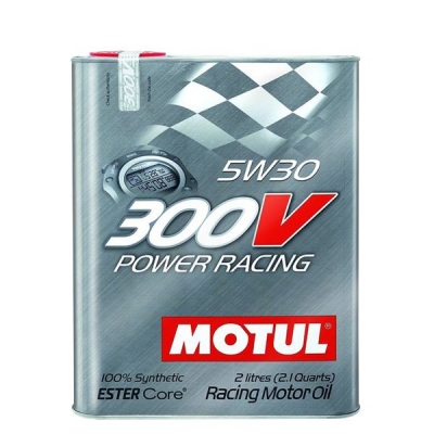 Huile moteur Motul 300V 5W30 Power Racing