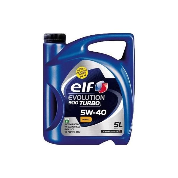 Huile moteur Elf Evolution 900 NF 5W40 5L - ELF OIL